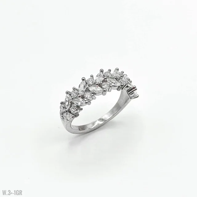 انگشتر نقره زنانه مدل برگ زیتون کد rzh-0208 103082129