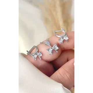 نیم ست نقره زنانه مدل 115 103079715