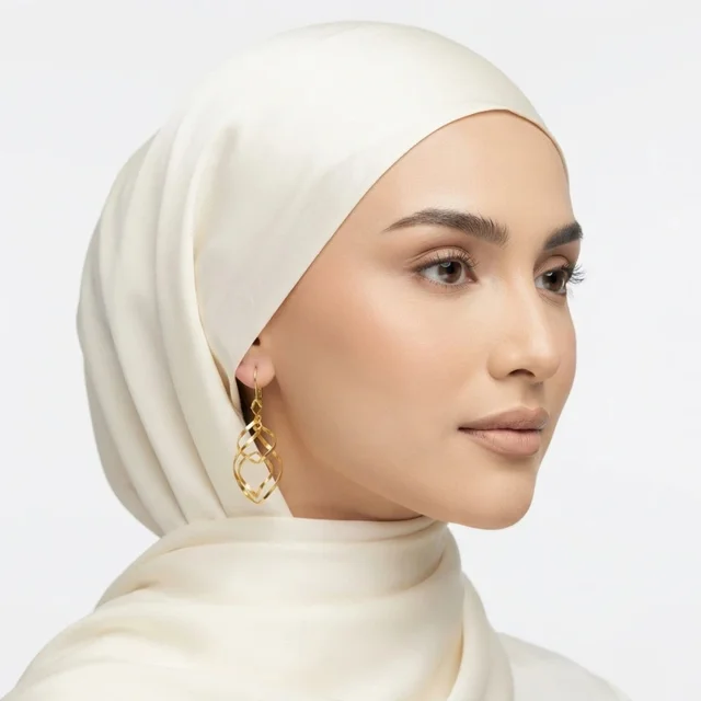 گوشواره آویز نقره زنانه گالری رضا زاده مدل کلاسیک پیچی آبکاری طلا زرد 103075755