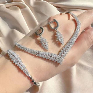 نیم ست نقره زنانه مدل MRJ10361 103081060