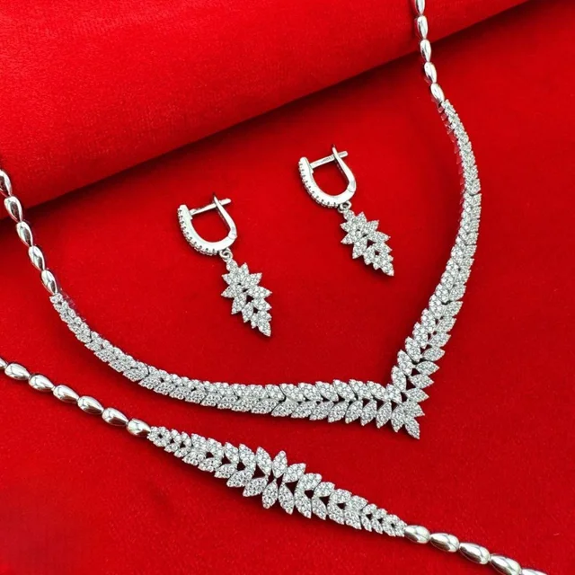 نیم ست نقره زنانه مدل MRJ10361 103081058