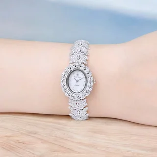 نیم ست نقره زنانه مدل خامه ای کد 001 103079093