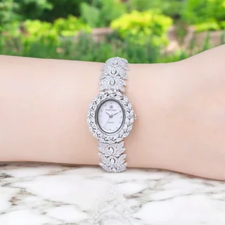 نیم ست نقره زنانه مدل خامه ای کد 001 103079089